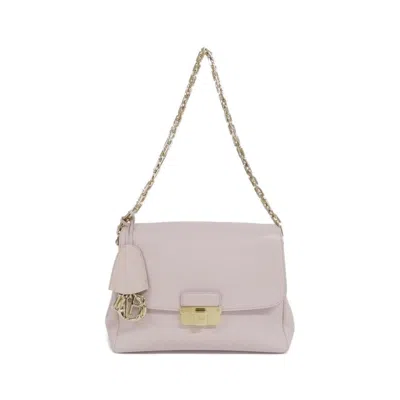 Pre-owned Dior Christian  Pink Leather Shoulder Bag ()
