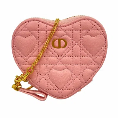 Pre-owned Dior Christian  Pink Leather Shoulder Bag ()