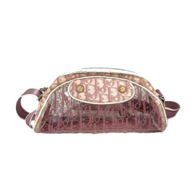 Pre-owned Dior Christian  Pink Pvc Leather Pouch Shoulder Bag ()