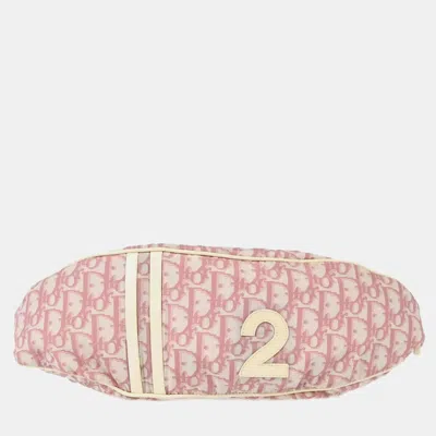 Pre-owned Dior Christian  Pink Trotter Waist Bum Bag