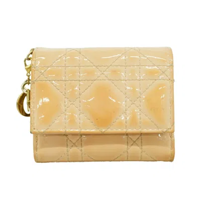 Pre-owned Dior Christian  Pink Wallet (bi-fold) ()
