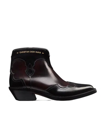 DIOR CHRISTIAN DIOR POINTED TOE ZIP-UP BOOTS