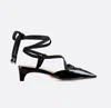 Dior D-envol Laced Pump In Black
