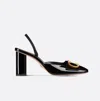 Dior Slingback Pumps In Black
