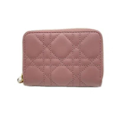 Pre-owned Dior Christian  Purple Leather Coin Purse/coin Case ()
