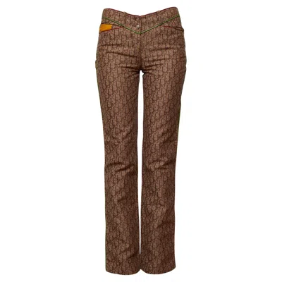 Pre-owned Dior Christian  Rasta Pants In Brown
