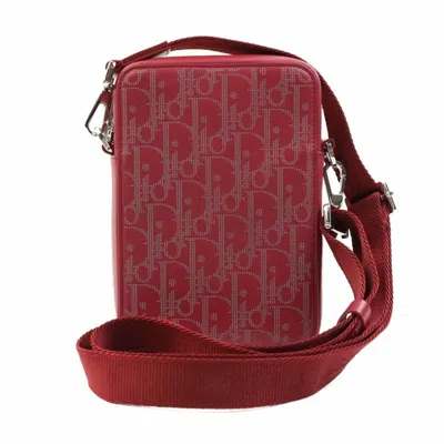 Pre-owned Dior Christian  Red Color Leather Shoulder Bag ()