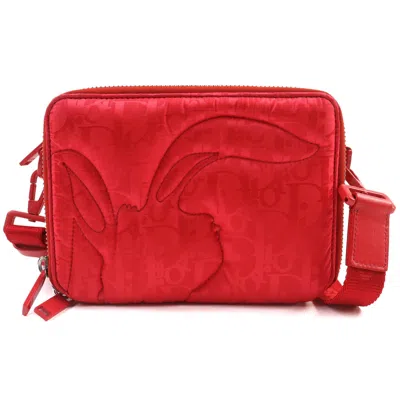 Pre-owned Dior Christian  Red Color Messenger Bag Shoulder Bag ()