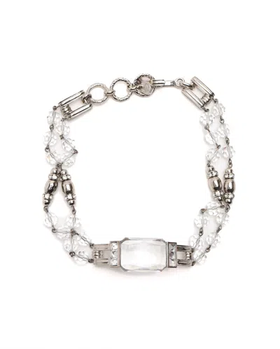 Dior Christian  Rhinestone Choker In Metallic