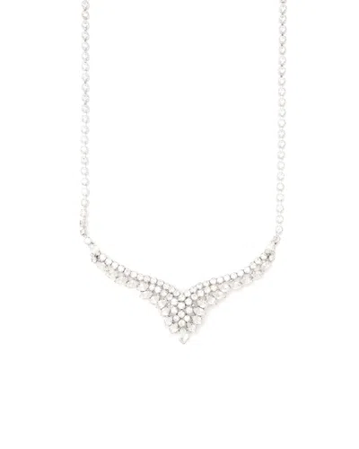 Dior Christian  Rhinestone Necklace In Metallic