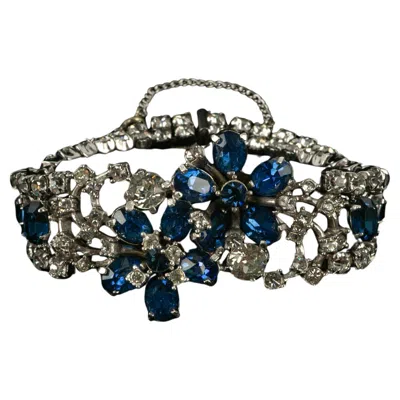 Pre-owned Dior Christian  Rhinestoned Bracelet In Multi