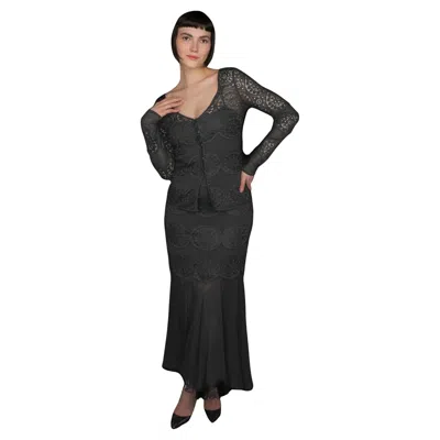 Pre-owned Dior Christian  Set By John Galliano 2005 In Black