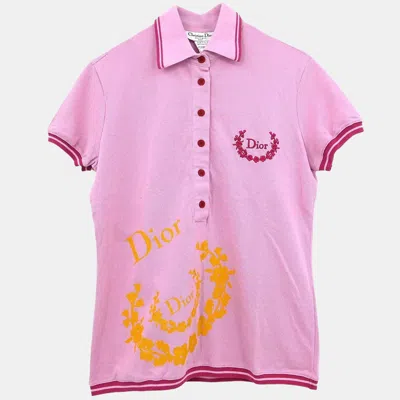 Pre-owned Dior Christian  Short Sleeve Top Pink #44