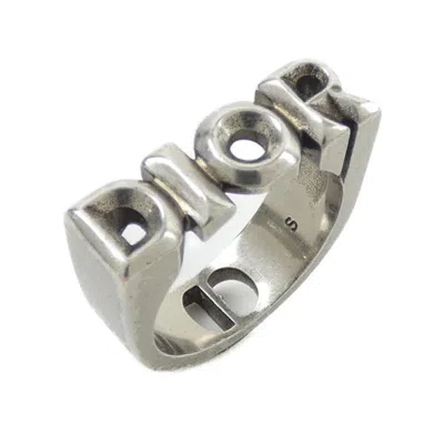 Pre-owned Dior Christian  Silver Band Ring ()