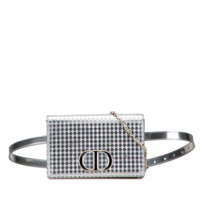 Pre-owned Dior Christian  Silver Leather Shoulder Bag ()