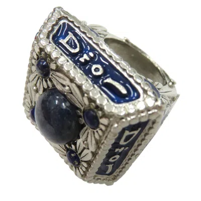 Pre-owned Dior Christian  Silver Silver 925 Band Ring ()