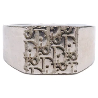 Pre-owned Dior Christian  Silver Silver 925 Band Ring ()