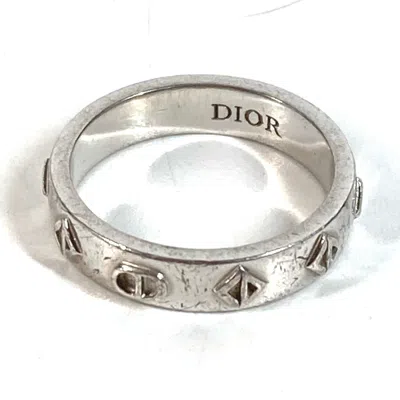 Pre-owned Dior Christian  Silver Silver 925 Band Ring ()