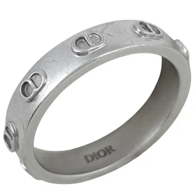 Pre-owned Dior Christian  Silver Silver Band Ring ()