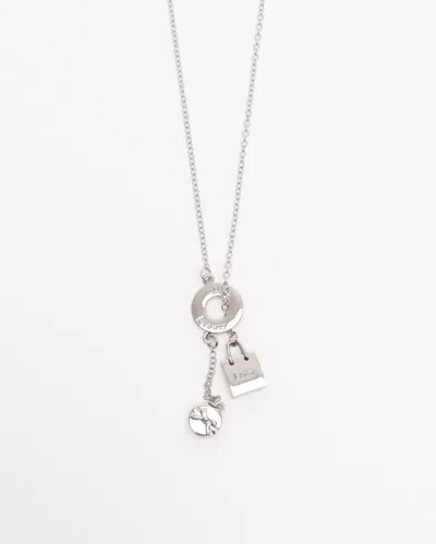 Dior Christian  Silver-tone Chainlink Necklace