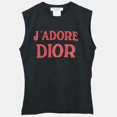 Pre-owned Dior Christian  Sleeveless Tank Top Black #38