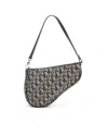 Dior Christian  Small Issimo Saddle Bag In Gray