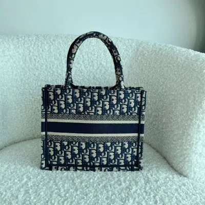Pre-owned Dior Christian  Small Dope Book Tote