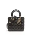 Dior Christian  Small My Lady  Abc Bag In Black