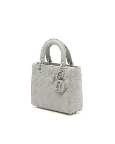 Dior Christian  Small My Lady  Abc Bag In Gray