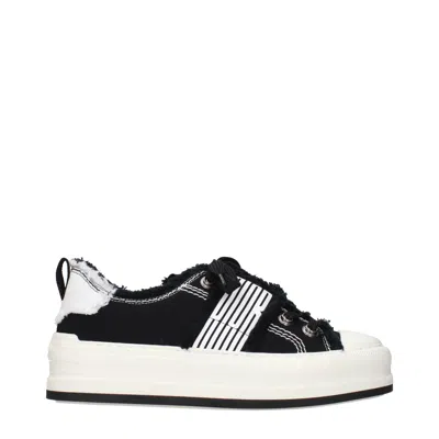 Dior Christian  Sneakers Women Black Fabric