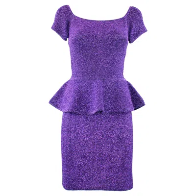 Pre-owned Dior Christian  Sparkling Purple Dress / Tailleur (top And Skirt)