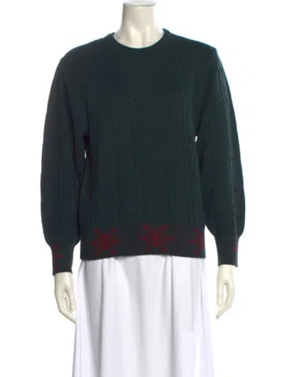 Pre-owned Dior Christian  Sports Wool Sweater In Green