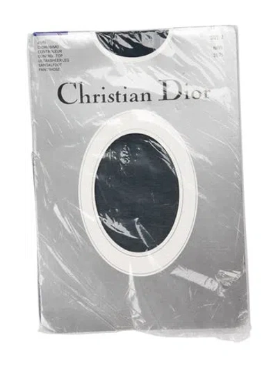 Pre-owned Dior Christian  Stockings W/tags In Blue