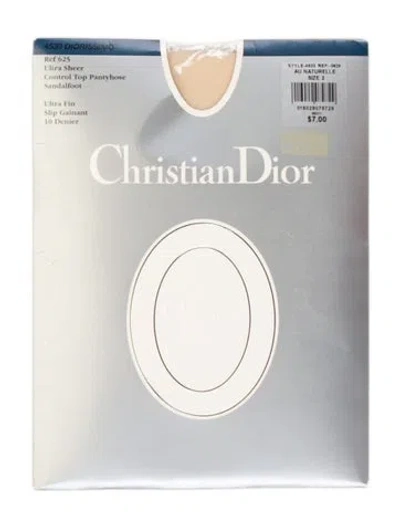 Pre-owned Dior Christian  Stockings W/tags In Neutral