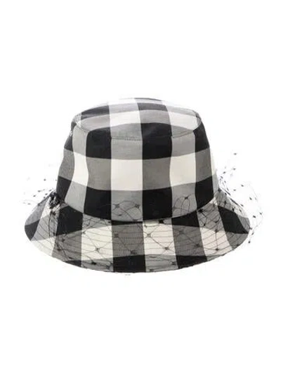 Pre-owned Dior Christian  Teddy-d Bucket Hat In Black