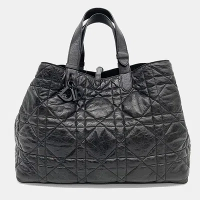 Pre-owned Dior Christian  Toujour Large Bag In Black