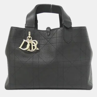 Pre-owned Dior Christian  Toujours Medium Handbag In Black