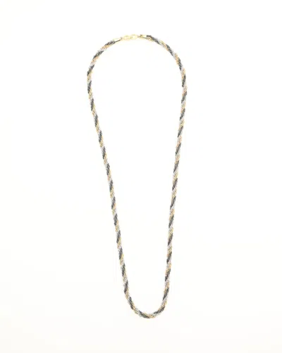 Dior Christian  Triple Chain Necklace In Multi
