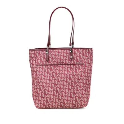 Pre-owned Dior Christian  Trotter Bordeaux Trotter Shoulder Bag Tote Bag () In Burgundy