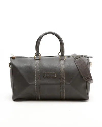 Dior Christian  Trotter Boston Bag In Black