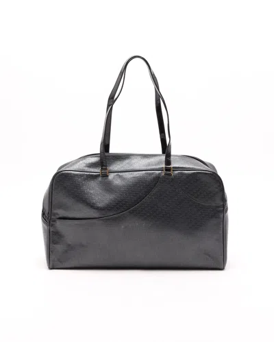 Dior Christian  Trotter Boston Bag In White