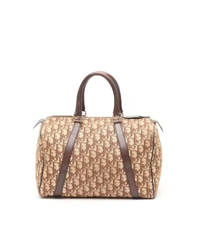 Dior Christian  Trotter Boston Bag In Multi
