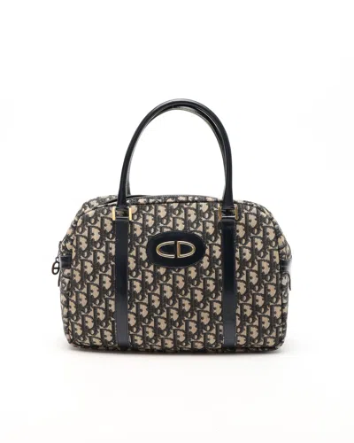Dior Christian  Trotter Bowling Bag In Multi