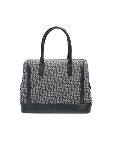 Dior Christian  Trotter Doctor Bag In Navy