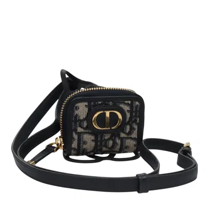 Pre-owned Dior Christian  Trotter French Wallet Issimo Canvas Navy Canvas Wallets Accessory () In Blue