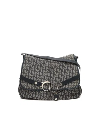 Dior Christian  Trotter Messenger Bag In Navy