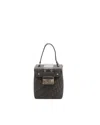 Dior Christian  Trotter Oblique Vanity Case Box Bag In Gray