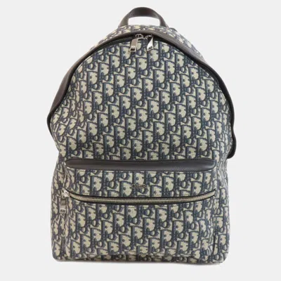 Pre-owned Dior Christian  Trotter Pattern Backpack Canvas