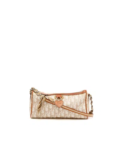 Dior Christian  Trotter Romantic Bag In Beige