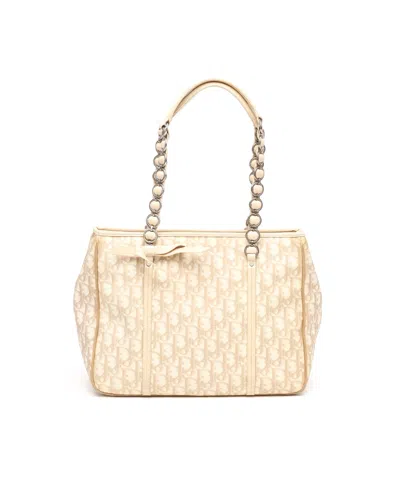 Dior Christian  Trotter Romantique Bag In Neutral